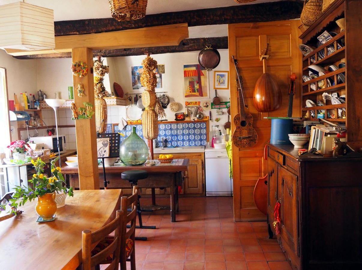 Chambre D'Hotes Le Rougeyras Roquebrun エクステリア 写真